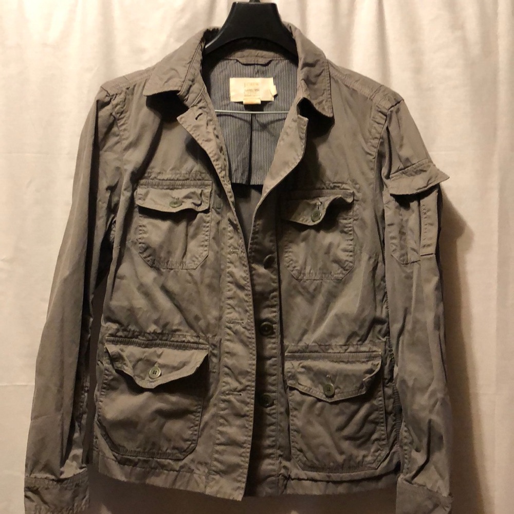 J. Crew classic twill chino jacket